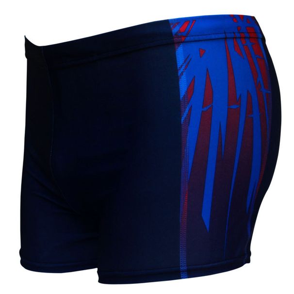 New style printed swimming trunks, fashionable flat foot hot spring quick drying large men's swimming trunks_voghion.com