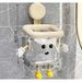 Wall-mouted Suctio Cup Towel Storage Box, Dual-use For Dry Ad Wet, Super Cute Cartoo Desig, Perfectly Fits_voghion.com