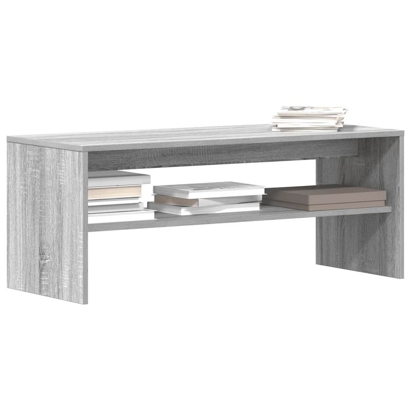 TV-Schrank Grau Sonoma 100x40x40 cm Holzwerkstoff_voghion.com