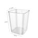 Large Plastic Square Trash Can For Living Room Kitchen Bedroom Bathroom Dormitory Modern Style Transparent Light Luxury_voghion.com