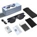 GT51 Auto On/Off Bluetooth Glasses With Metal Spring Hinge, AI Smart Glasses For Music & Calls, Lightweight & Stylish_voghion.com