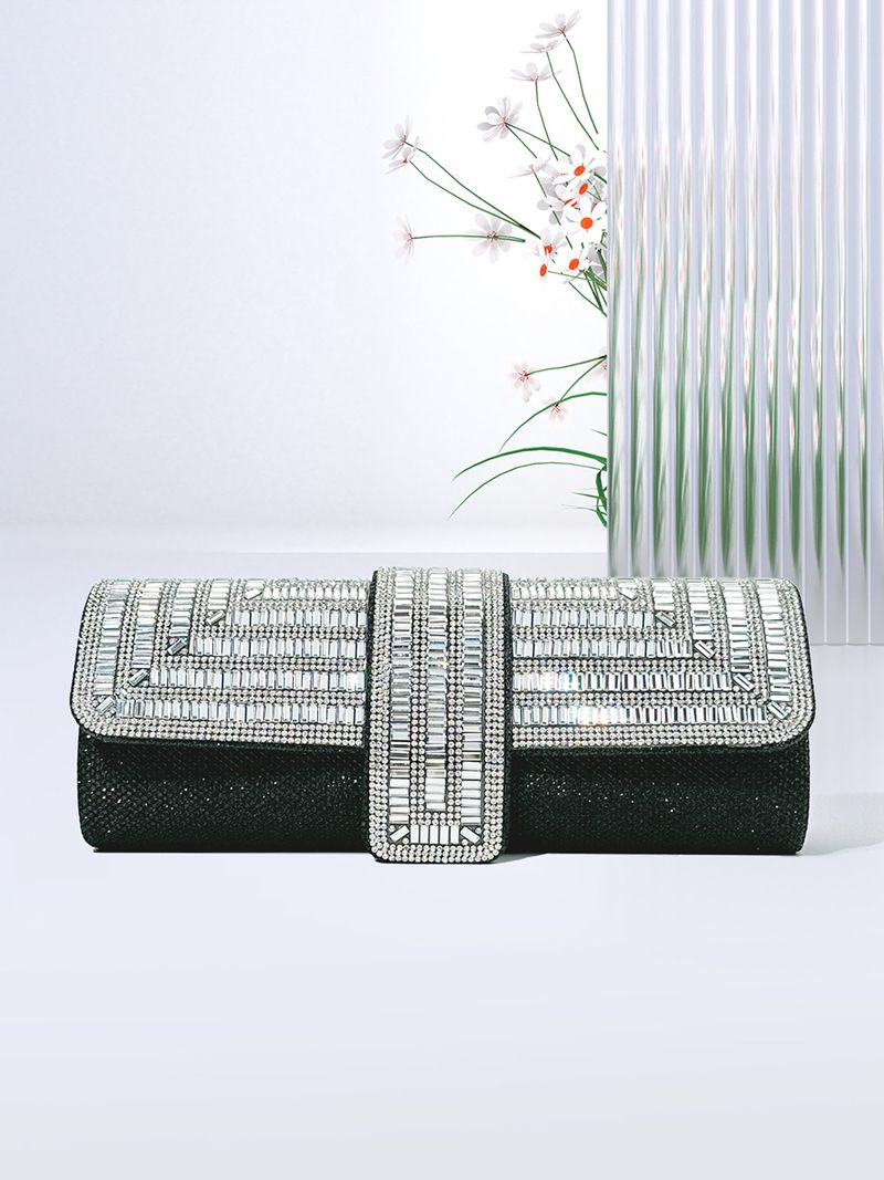 Nuova borsa a mano con acqua scintillante in polvere piena di diamanti, borsa a tracolla incrociata, borsa da banchetto dritta_voghion.com