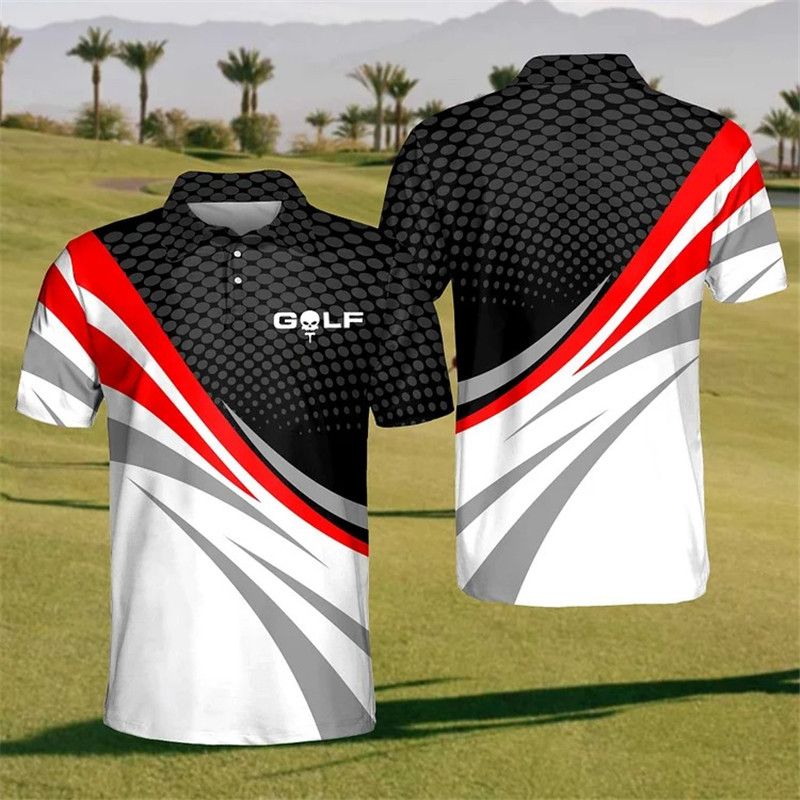 2023 sommer männer lässig dünne kurzarm Polo-shirt revers hemd design streetwear_voghion.com