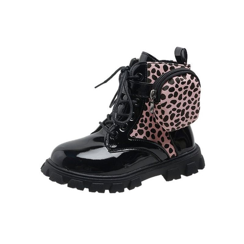 Kids Shoes Girls Martin boots 2024 spring and autumn new children's boots single boots little girl British style princess short boots_voghion.com