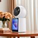 Home Video Camera With Built-in Screen With Two-way Audio, Night Vision, And Video Calling For Pet And Home Security Without Batteries_voghion.com