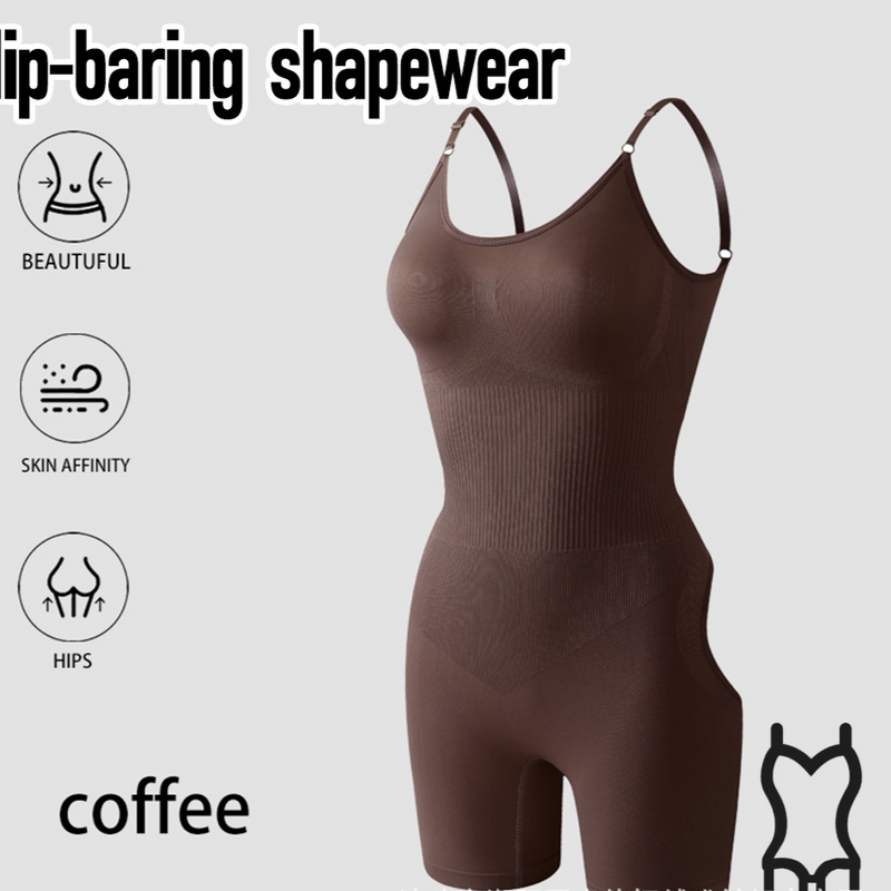 ​​Women's 8D Shaping Bodysuit Seamless Tummy Control Push Up Butt Lift No Bra Needed Open Crotch Shapewear​​_voghion.com