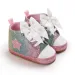 Baby Little Girls High Tops Star Sneakers Soft Anti-Slip Sole Cutefeet Infant Newborn Toddler First Walking Crib Shoes_voghion.com