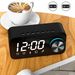 Alarm Clock Sound Dual Alarm Clock Display Speaker FM Radio Call Function Stereo_voghion.com