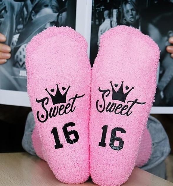 Unisex Pink dispensing socks sweet not my problem anymore_voghion.com