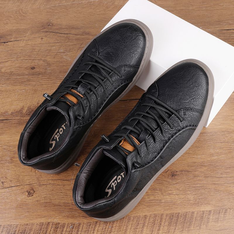 Men’s High Quality Genuine Leather Casual Shoes 2023 New Outdoor Men's shoes_voghion.com