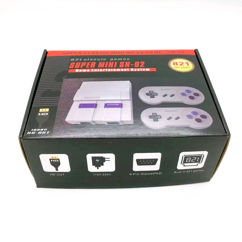 Mini TV 8-Bit Integrato 821 Giochi Console di Gioco Domestica Nostalgica_voghion.com