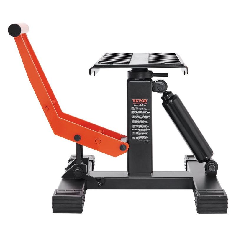 Dirt Bike Lift Stand, Motorcycle Jack Lift Stand 440 Lbs Capacity And Hydraulic Lift Operation, Adjustable Height Hoist Table, For Dirt Pit Bike Re_voghion.com