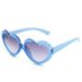 Ropa para niños Nuevas gafas de sol transparentes para niños Gafas de sol para niños con forma de corazón de melocotón Gafas de sol para niños con tendencia de moda floral 61021_voghion.com