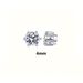 2pcs Zircon Earrings Magnetic Simple Shining Earrings No Need To Pierce The Ear Valentine's Day Mother's Day Gift_voghion.com