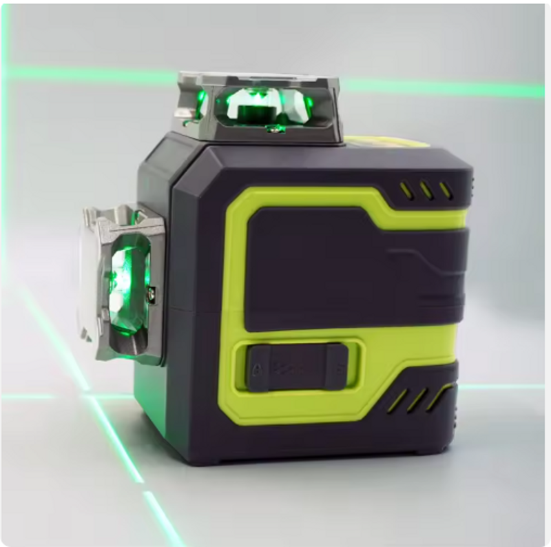 12 Lline Green Laser Level 3Dx360 Self Leveling High Brightness Laser Measure Tool_voghion.com