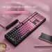 Voghon Wireless Mechanical Keyboard With Cherry MX Switches, RGB Backlit, Bluetooth 3-Mode (87/108 Key), Side-Printed Keycaps For Office & Gaming_voghion.com