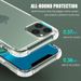 Transparent Shockproof Case for iPhone 14 13 12 11Pro Max XS XR 7 8 Plus SE2020 Clear Anti-knock Phone Shell Soft TPU Back Cover_voghion.com