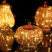 Decorazione di Halloween con lanterna di zucca in vetro a LED_voghion.com
