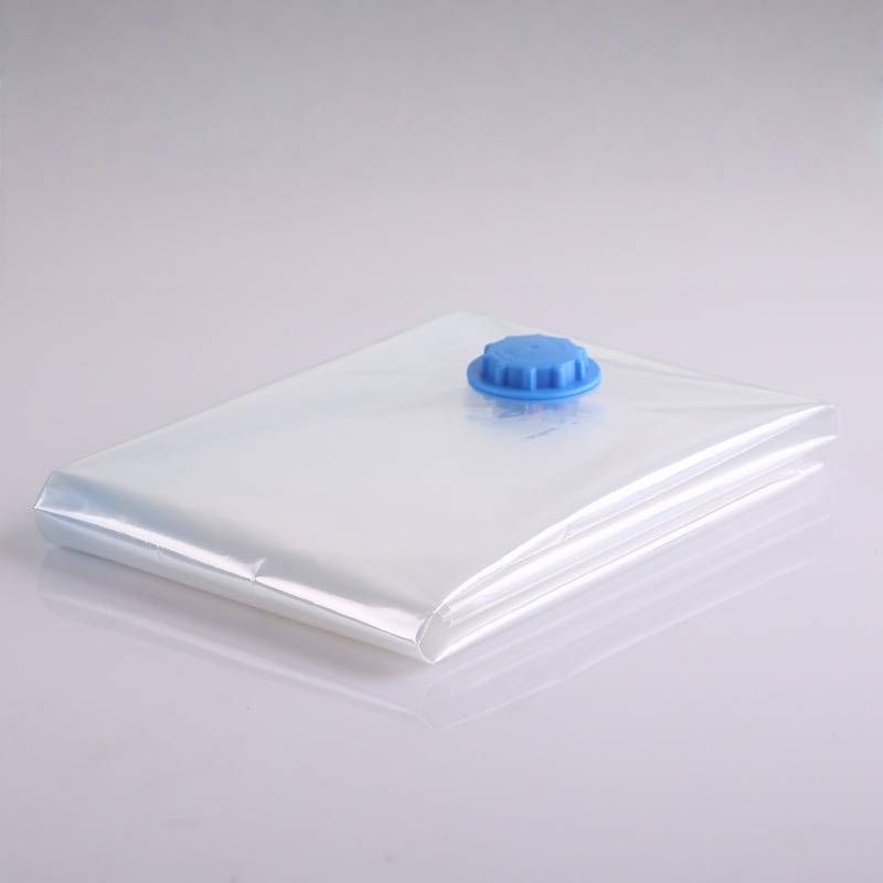 Vacuum Storage Bags With Hand Pump, Transparent Space-Saving Compression Bags For Clothes, Blankets, Travel & Home Organization (Multi-Size Pack)​_voghion.com