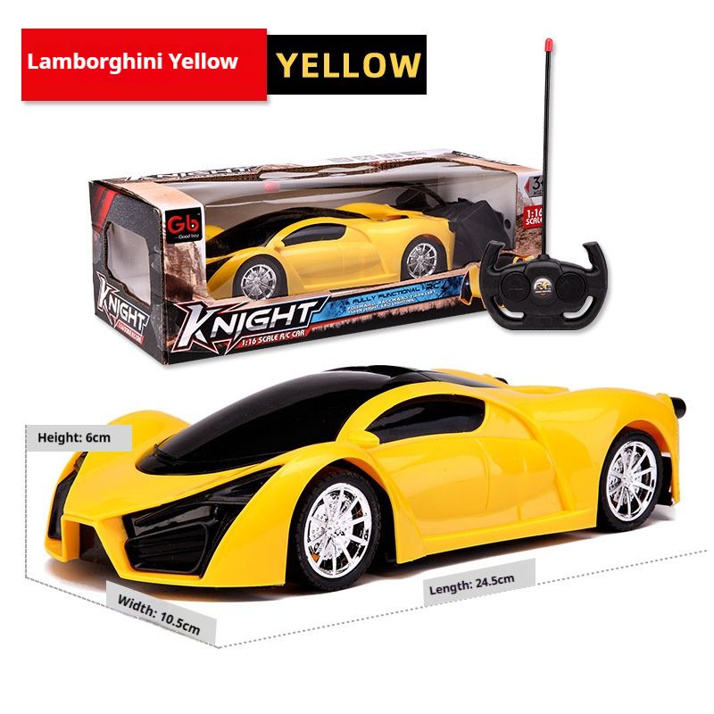 1:16 Scale RC Drift Racing Car – 4-Channel Wireless Remote Control Toy With LED Lights & Anti-Crash Design – High-Speed Stunt Car For Boys & Girls_voghion.com