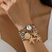 Böhmisches Urlaubs-Stil Seestern Muschel Bunte Rocailles Perlen Armband Sommer Strand Schmuck Set für Frauen_voghion.com