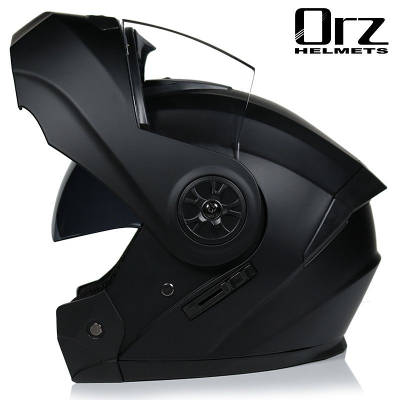 Cască electrică cu baterie Cască integrală gri pentru bărbați și femei Cască neacoperită Bluetooth pentru patru sezoane_voghion.com