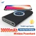 Power Bank 30000mAh Wireless bidirezionale Powerbank Caricabatterie esterno portatile ad alta capacità per iPhone_voghion.com