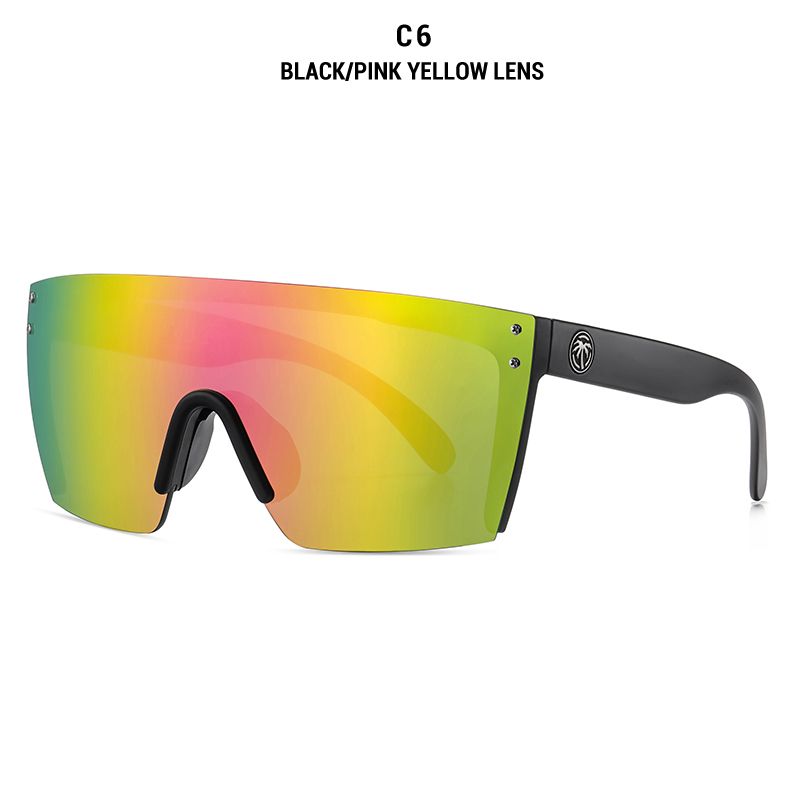 new fashion heat wave sunglasses men and women sports cycling brand design square goggles with box Oculos_voghion.com