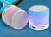 Nuovo mini altoparlante wireless Bluetooth portatile con slot per schede, subwoofer e luce LED, regalo_voghion.com