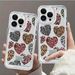 Süße Kühle Wind Ins Leopard Print Liebe Plaid Für IPhone16 Handy Fall Iphone14pm Neue 13 Frauen 15p Korea_voghion.com