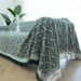 Premium Woven Cotton Sofa Throw Blanket – Nordic Checkered & Waffle Weave (Multiple Sizes & Colorways)_voghion.com