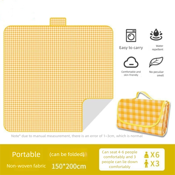 Tappetino da campeggio in tessuto, portatile, impermeabile, anti-umidità, anti-sporco, per gite primaverili, stile Ins, per picnic_voghion.com