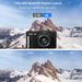 Digital Camera For Photography, WiFi 64MP 4K Vlogging Camera F 3" 180° Flip Screen 18X Digital Zoom Compact Vlog Travel Camera With 32GB TF Card Black_voghion.com
