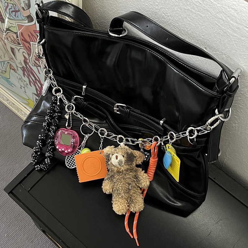 Original Multi Element Long And Complex Bear Bag Chain Bag Pendant Niche High End Bag Pendant Cross Border E Commerce_voghion.com