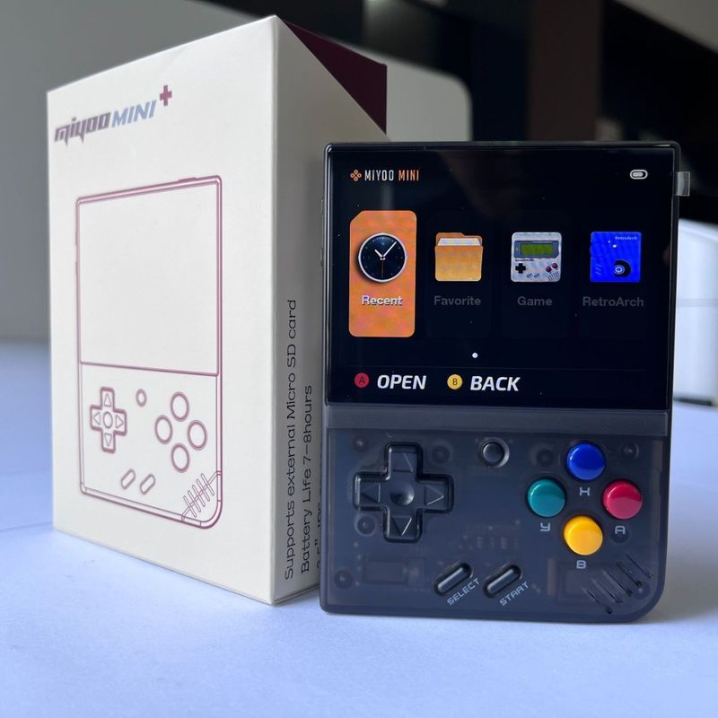 Miyoo Mini Plus+ Open Source Portable GBA PS1 Handheld Game Console_voghion.com