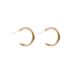 Semplice stile rame placcato oro semicerchio a forma di C personalità accessori ins rete orecchini moda rossi donna_voghion.com