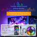 Bluetooth LED Strip Self-Adhesive Tape 5V Gaming Desktop Sound-Sensitive Atmosphere RGB Color Changing USB TV Background_voghion.com