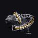 popular retro faucet multi color hand ornaments dragon and lin pattern keel punk hip hop men's bracelet_voghion.com