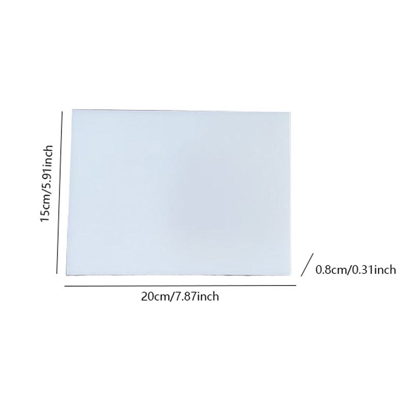 1 Stück 20 cm perforiertes Mattenbrett Gürtelstanzer Nylon-Mattenbrett Rundstanzer Leder graviertes weißes Kunststoffmattenbrett Stanzbrett handgemachtes Leder_voghion.com