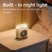Mini Magnetic Backcip Bluetooth Speaker Time Display HiFi Sound Box Wireless Night Light MP3 Music Player Handsfree_voghion.com