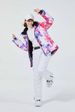 Conjunto de roupa de esqui para mulheres, jaqueta e calças quentes para snowboard e esqui na neve_voghion.com