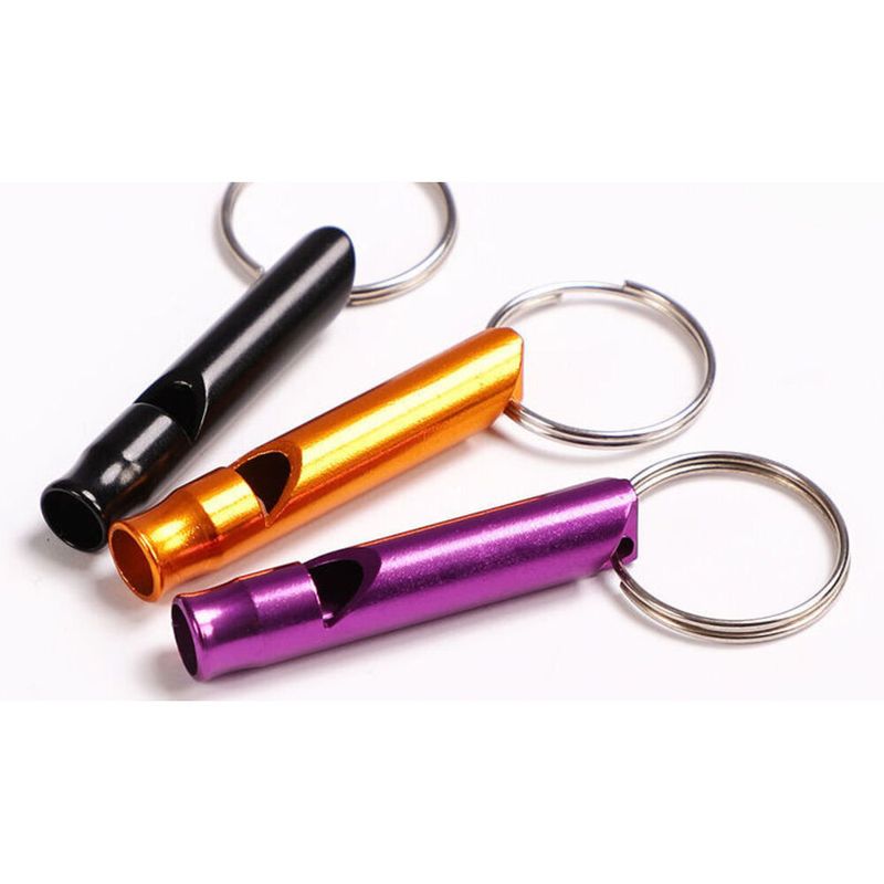 Outdoor Camping Multi-Function Survival Lifesaving Whistle LED Light Thermometer Compass_voghion.com