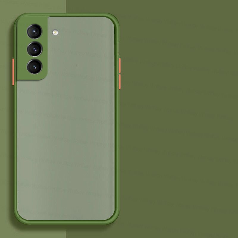 Matte PC für Galaxy 5G Fall Samsung S22 S20 S21 FE Abdeckung Stoßfest Hard Phone_voghion.com