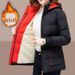 Damen-Winterjacke in Übergröße mit Baumwollpolsterung – Samtgefüttert, warm und verdickt für Mütter mittleren Alters 2024_voghion.com