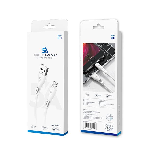 Unschlagbare Qualität, anwendbar auf iPhone, Android, Typ C, Huawei, Oppo, Xiaomi, Mobiltelefon, 5A, Schnellladedaten, 1 m Ladekabel_voghion.com