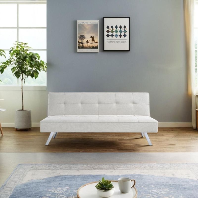 Fabric Convertible Sofa Bed, Folding Sleeper For Living Room For Living Room_voghion.com