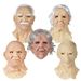 Halloween whole network popular elderly latex mask head set realistic effect carnival party head set_voghion.com