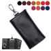 2024 New Genuine Cowhide Car Keycase Men's Keycase Fashion Women's Change Keycase Simple Black_voghion.com