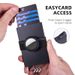 Porta carte di credito con blocco RFID, espulsione automatica e slot AirTag – Portafoglio sottile in alluminio per uomo e donna, protezione antifurto e contactless (6 colori)_voghion.com
