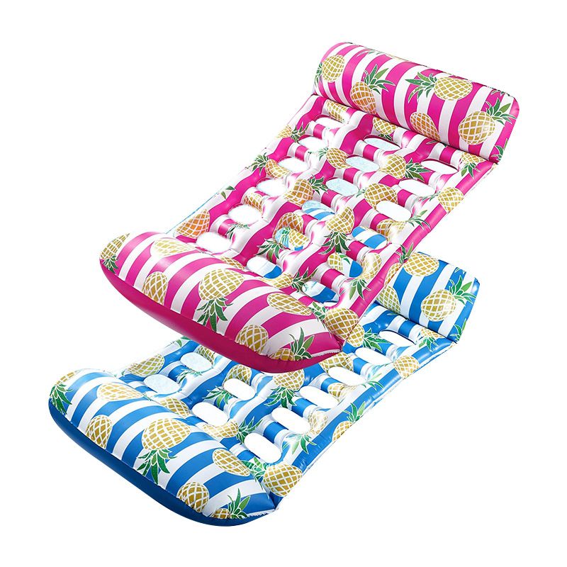 Hamac d'eau gonflable Trou Rangée flottante Rangée flottante gonflable pour adultes Filet gonflable Rangée flottante de célébrités Lit flottant en feuille d'érable_voghion.com